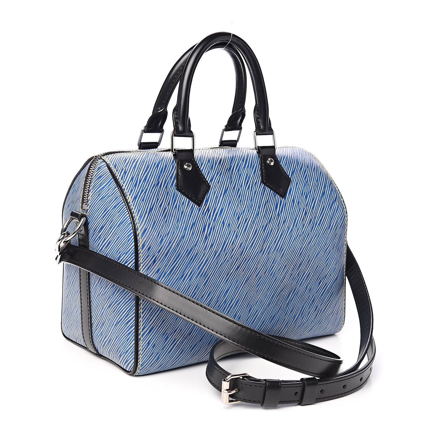 Louis Vuitton Epi Speedy Bandouliere 25 Denim Light 2 of 8