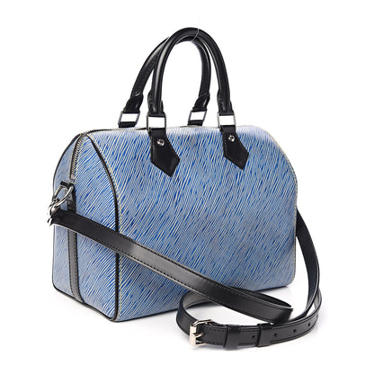 Louis Vuitton Epi Speedy Bandouliere 25 Denim Light 2 of 8