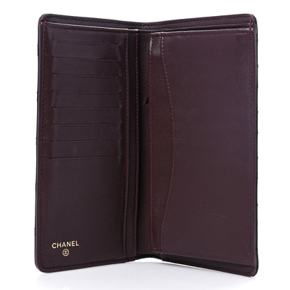 Chanel Lambskin Quilted Yen Wallet Black 5 of 13