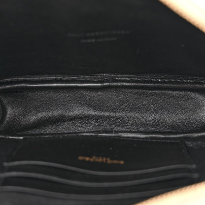 Saint Laurent Calfskin Matelasse Monogram Mini Lou Camera Bag Dark Beige 5 of 13