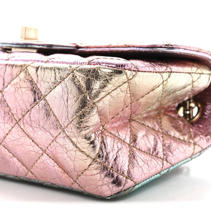Chanel Metallic Goatskin Quilted Mini 2.55 Reissue Flap Multicolor 10 of 10