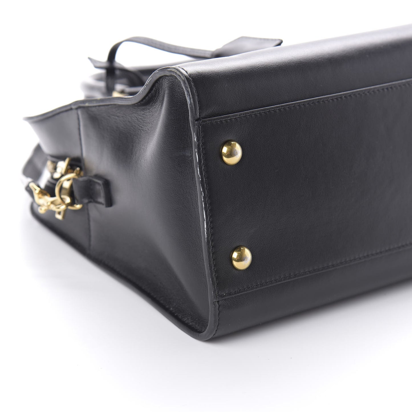 Smooth Calfskin Small Monogram Cabas Black