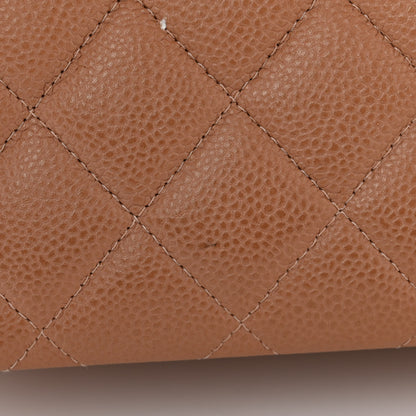 Chanel Caviar Quilted Jumbo Double Flap Beige 19 of 20