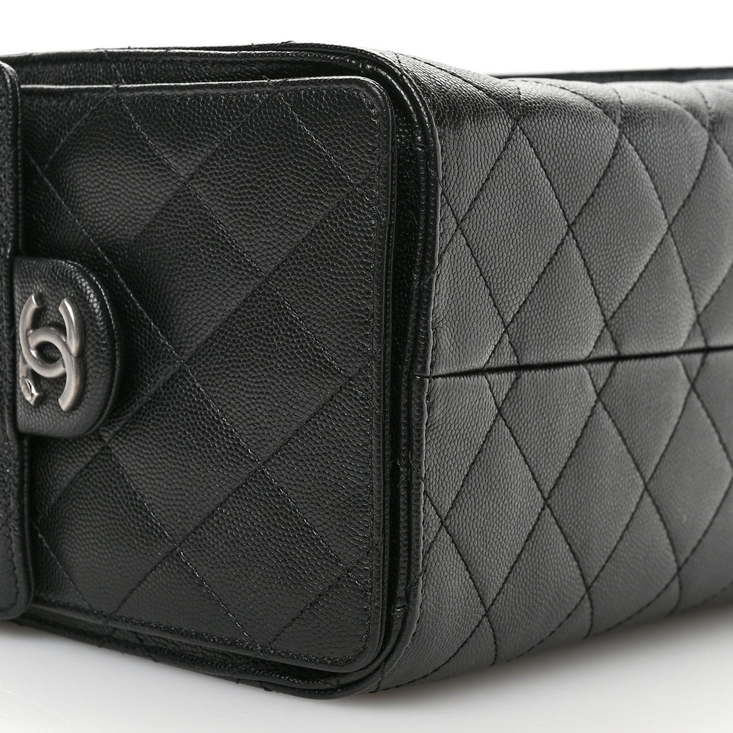 Caviar Quilted Small Chanel 25 Handbag Black