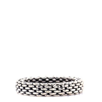 Tiffany Sterling Silver Narrow Mesh Somerset Ring 46 3.75 3 of 7