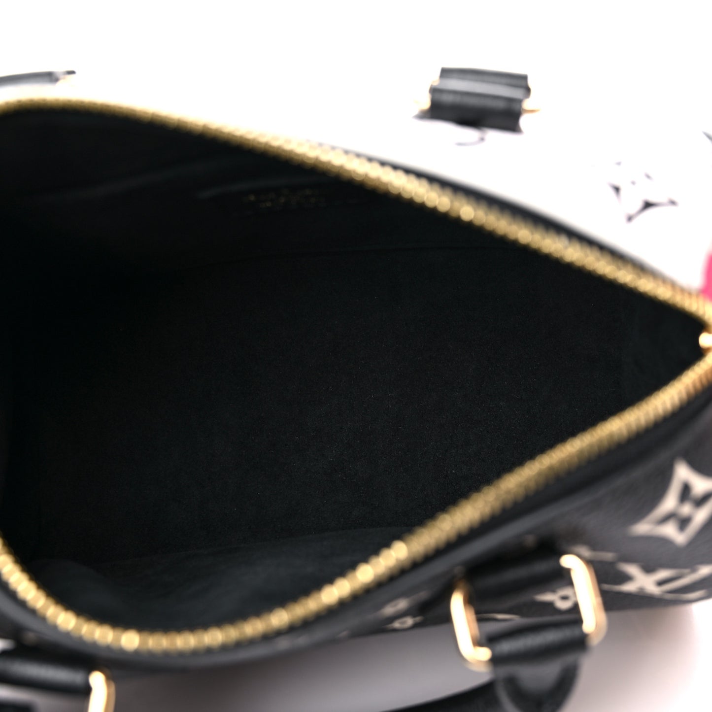 Empreinte Monogram Spring in the City Speedy Bandouliere 20 Black White Pink