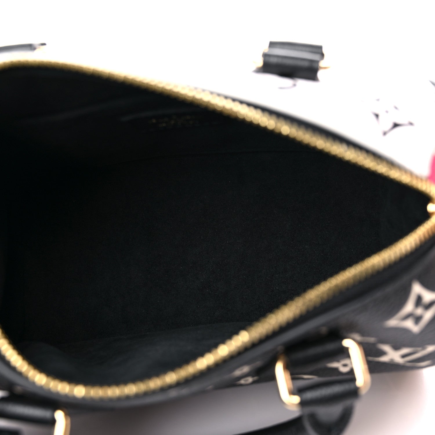 Louis Vuitton Empreinte Monogram Spring in the City Speedy Bandouliere 20 Black White Pink 5 of 9