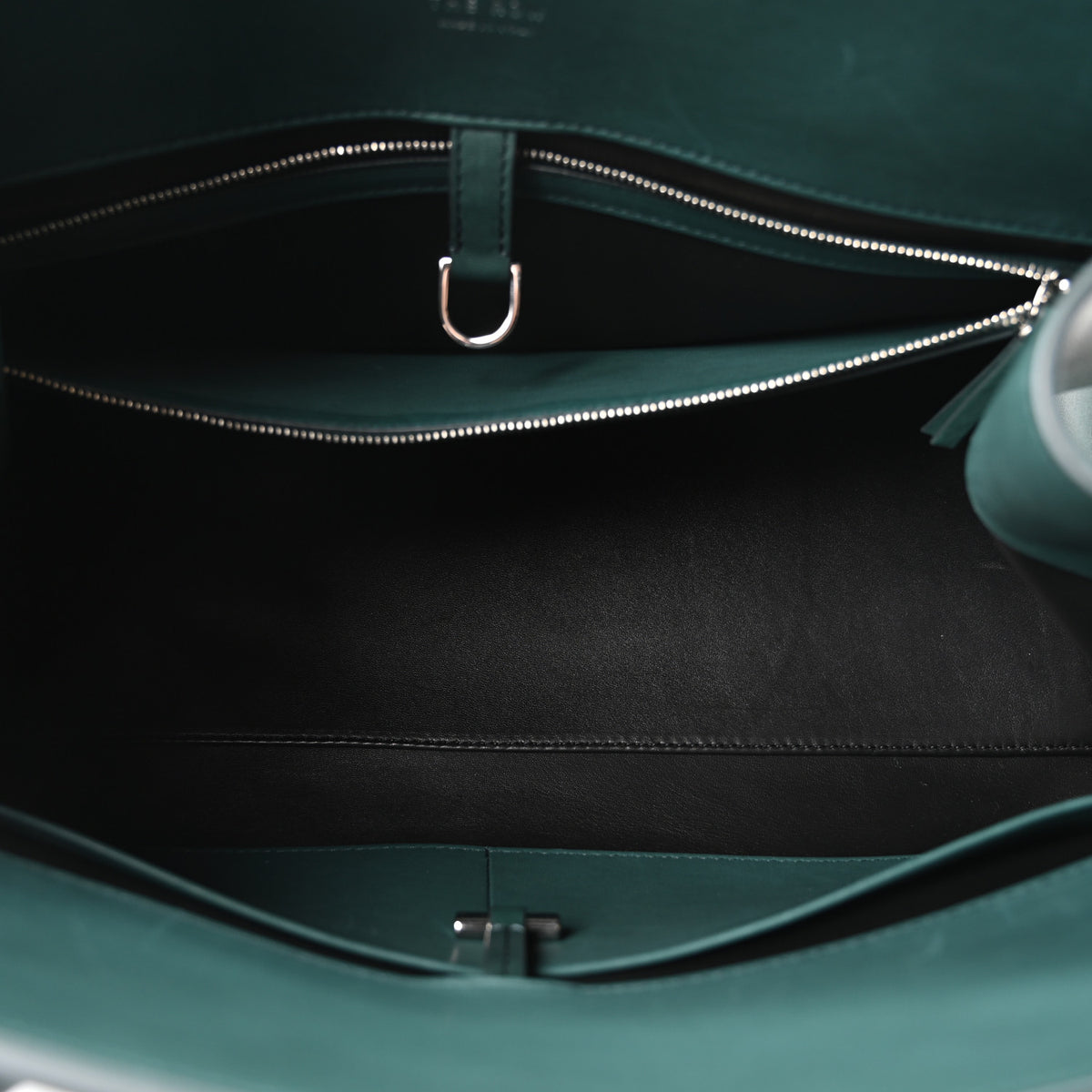The Row Polished Saddle Calfskin EW Margaux Cyprus 5 of 9