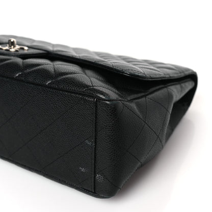 Chanel Caviar Quilted Maxi Single Flap Black 9 of 11