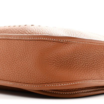Hermes Taurillon Clemence Evelyne III PM Gold 9 of 9