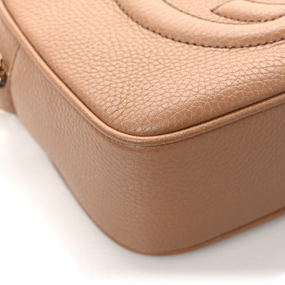 Gucci Pebbled Calfskin Small Soho Disco Bag Camelia 10 of 11