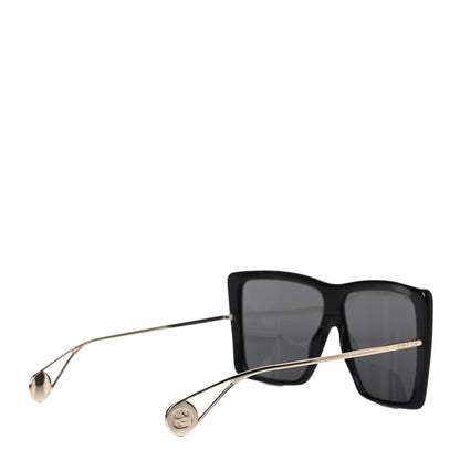 Gucci Acetate Oversize Square Frame GG0434S Sunglasses Black 4 of 9