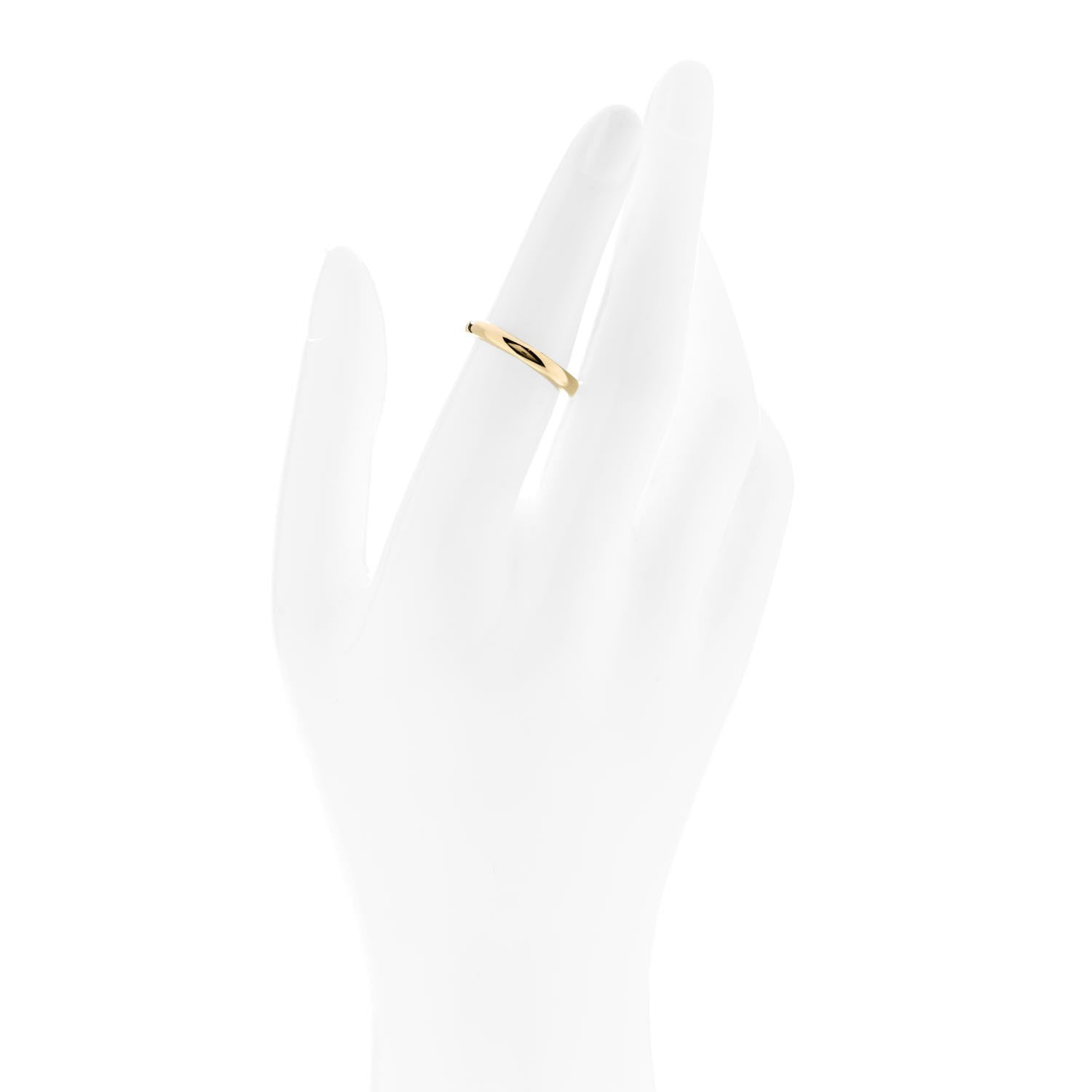 Tiffany 18K Yellow Gold Elsa Peretti Stacking Band Ring 52 6 2 of 5