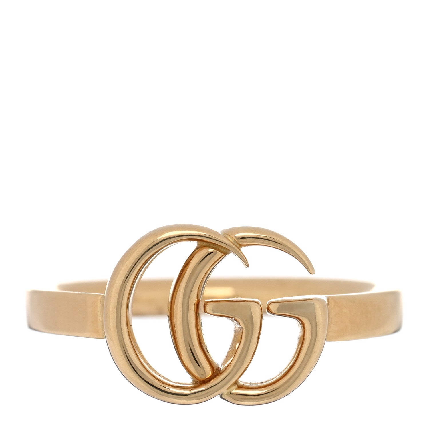 Gucci 18K Yellow Gold Running GG Ring 54 7 1 of 4
