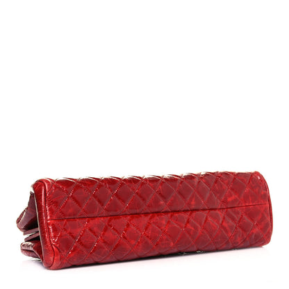 Chanel Glazed Calfskin Quilted Medium Just Mademoiselle Red 5 of 16