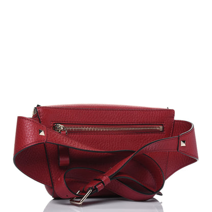 Valentino Garavani Grained Calfskin Rockstud Belt Bag 95 Red 3 of 13