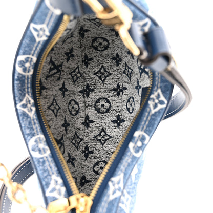 Louis Vuitton Monogram Jacquard Denim Loop Bleu 5 of 9