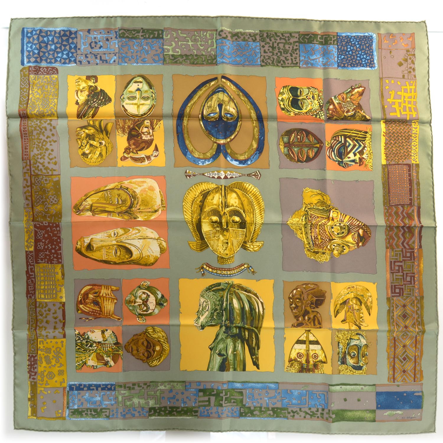Hermes Silk Persona Scarf 90 2 of 6