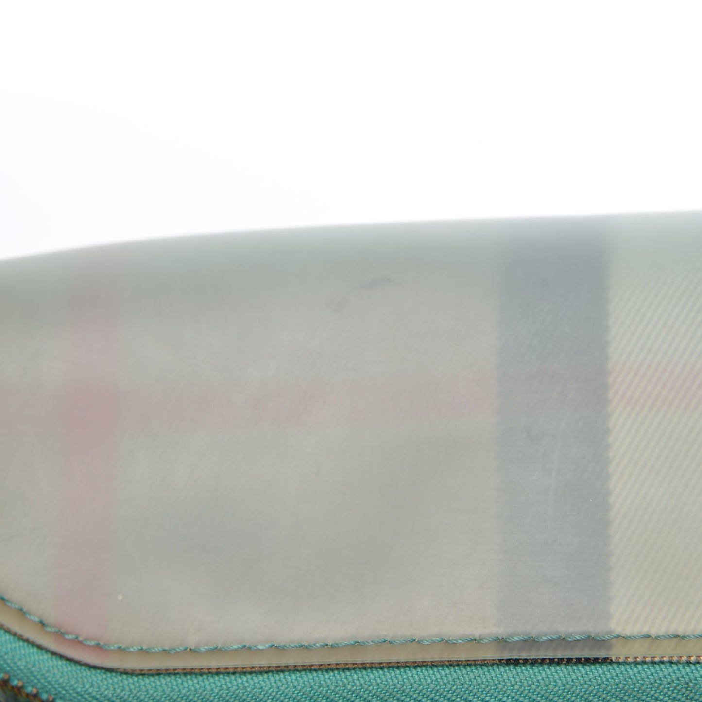 Deerskin House Check Fold Over Crossbody Bright Mint