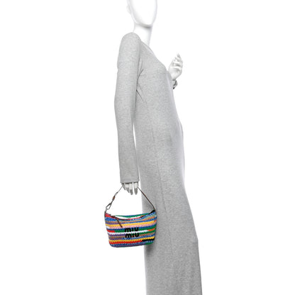Miu Miu Fabric Crochet Pouch Multicolor 2 of 11