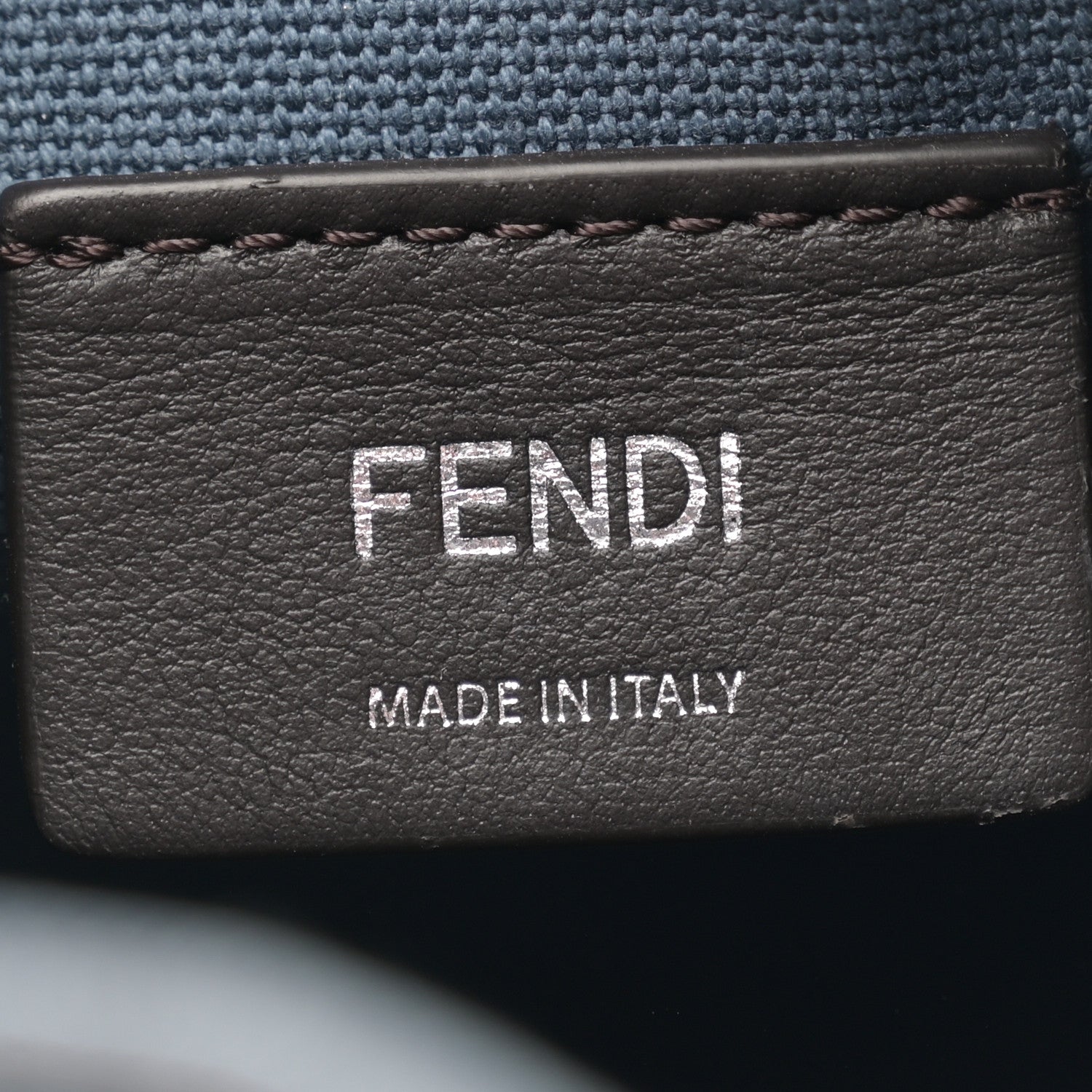 Fendi Canvas Vitello Grace F is Fendi FF Embroidered Mini Mon Tresor Bucket Bag Mirto 6 of 10