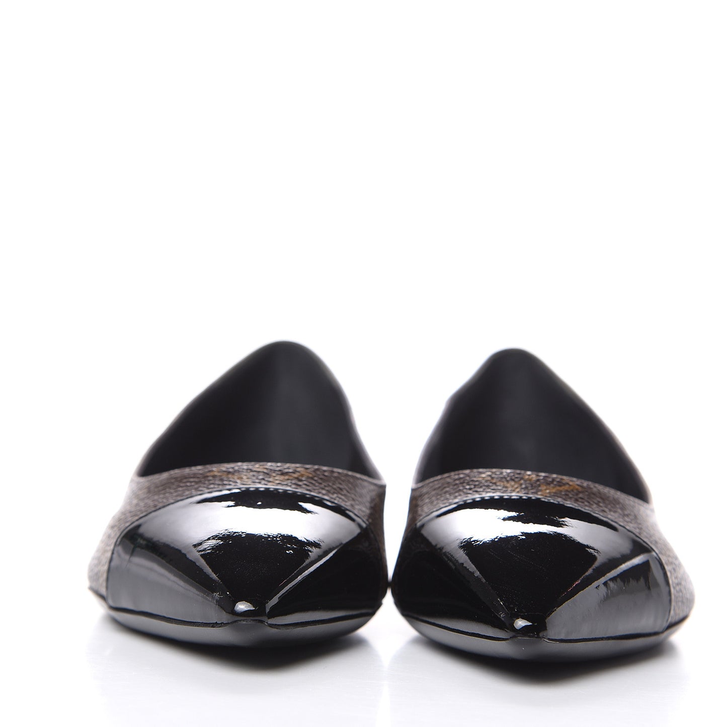 Patent Monogram Fetish Ballerina Flats 34.5
