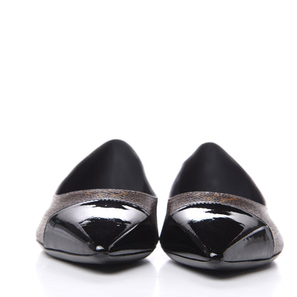 Louis Vuitton Patent Monogram Fetish Ballerina Flats 34.5 2 of 9