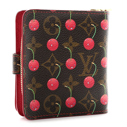Louis Vuitton Monogram Cerises Compact Zippe Wallet 3 of 9