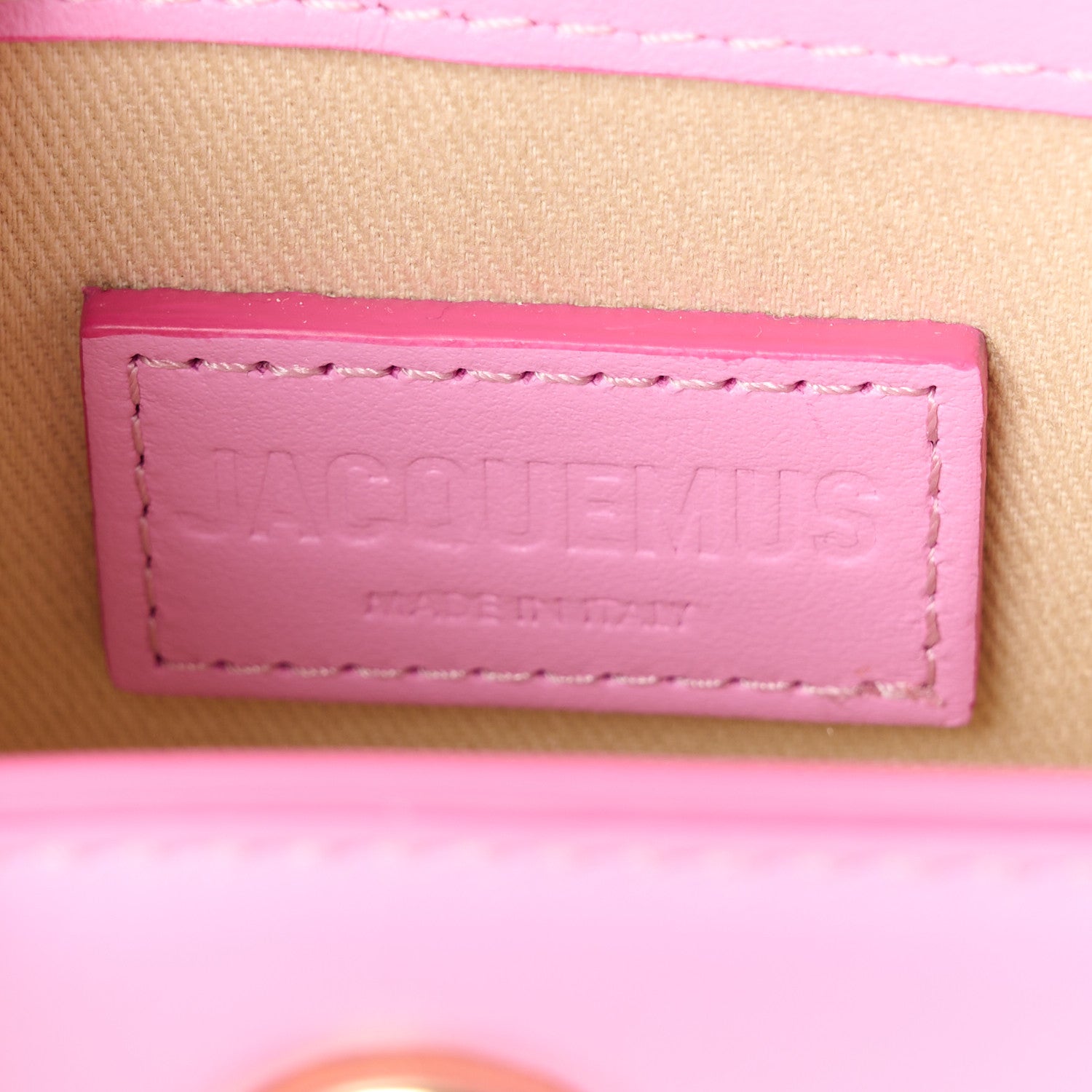 Jacquemus Smooth Calfskin Le Chiquito Pink 6 of 10