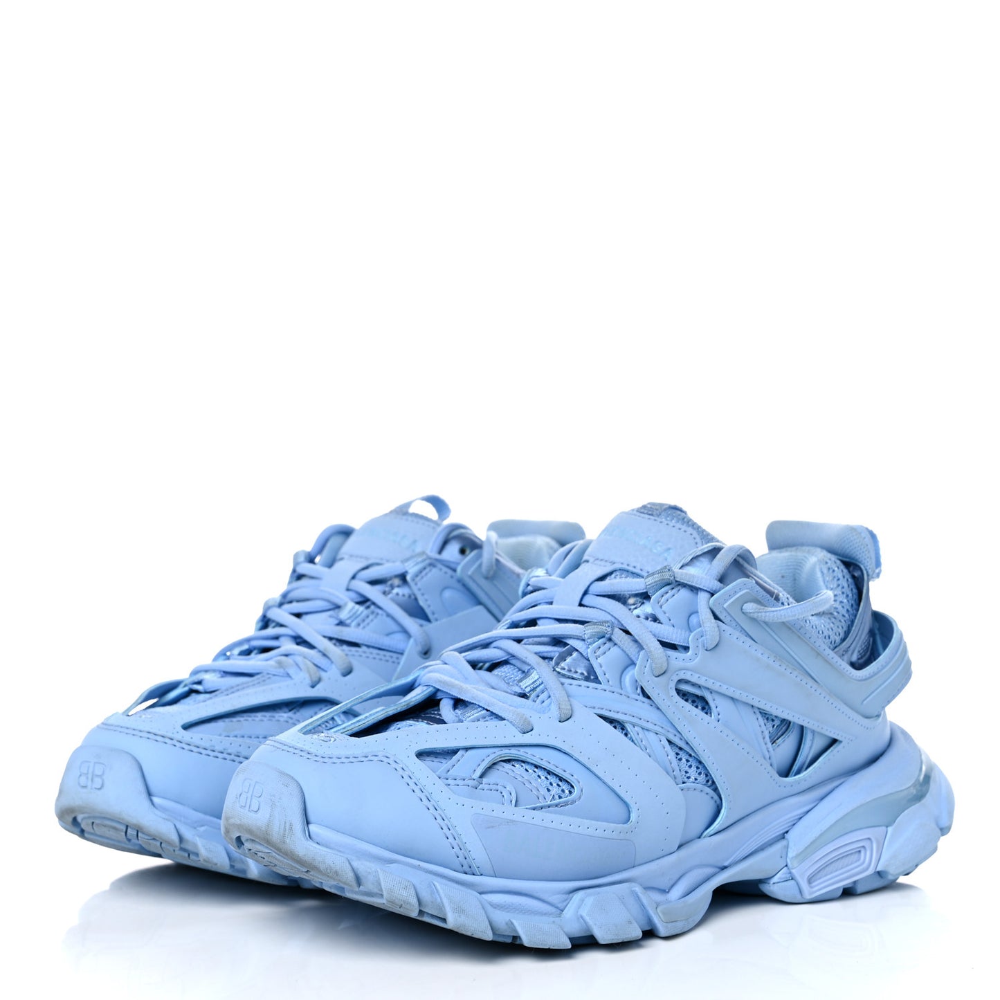 Mesh Nylon Womens Track Sneakers 39 Light Blue