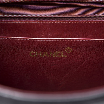 Chanel Lambskin Quilted XL Jumbo Single Flap Black 5 of 13