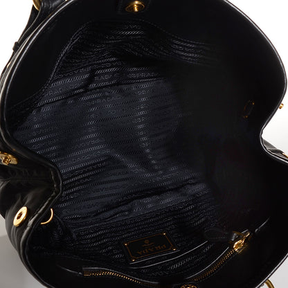 Prada Tessuto Soft Calf Tote Nero Black 5 of 10