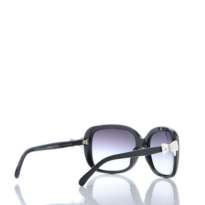 Chanel CC Bow Sunglasses 5171 Black White 4 of 9