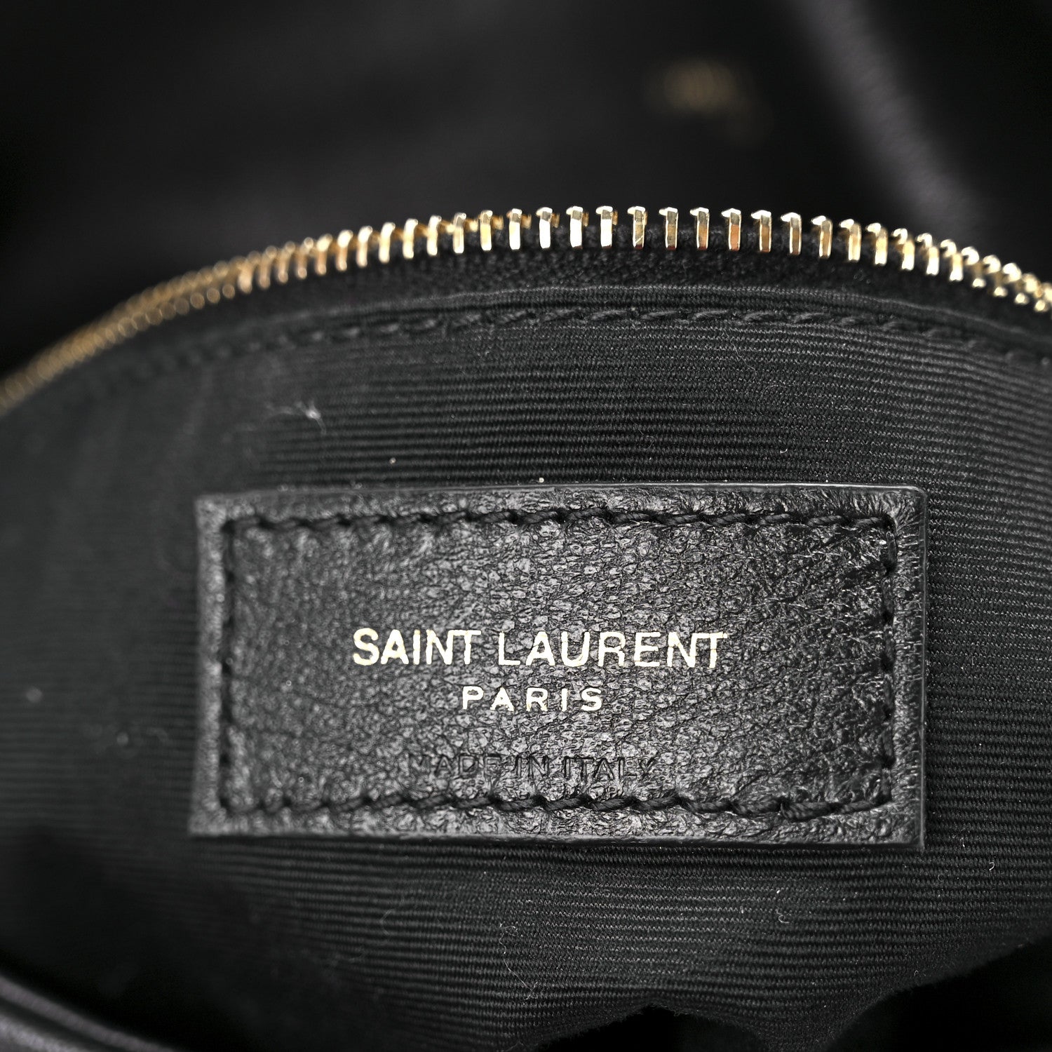 Saint Laurent Lambskin Quilted Medium Loulou Puffer Monogram Chain Satchel Black 7 of 12