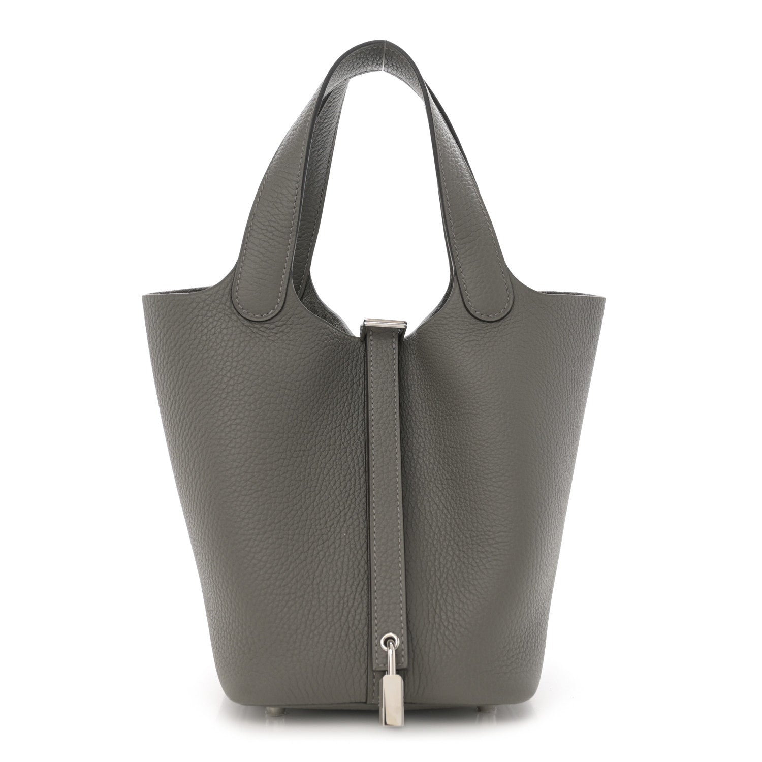 Hermes Taurillon Clemence Picotin Lock 18 PM Gris Meyer 1 of 11