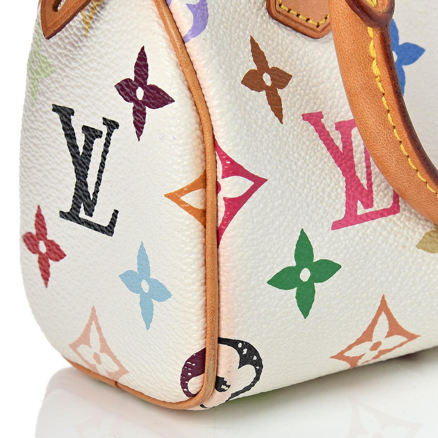Monogram Multicolor Mini Sac HL Speedy White