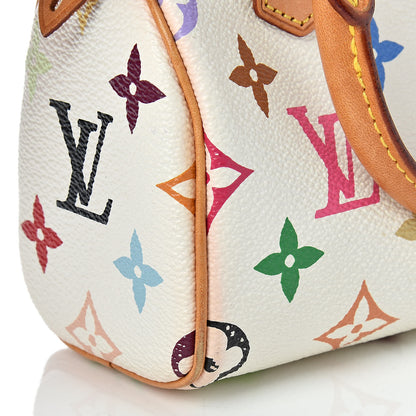 Louis Vuitton Monogram Multicolor Mini Sac HL Speedy White 11 of 11