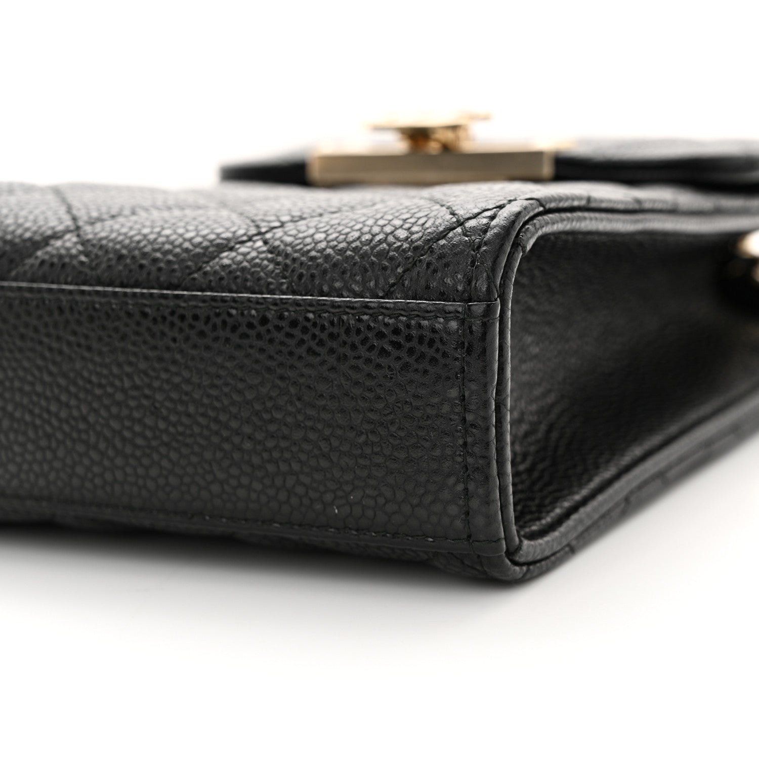 Chanel Caviar Quilted Golden Class Phone Holder Black 11 of 12