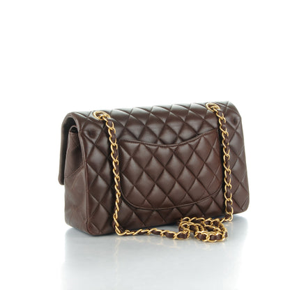 Chanel Lambskin Quilted Medium Double Flap Brown 3 of 12