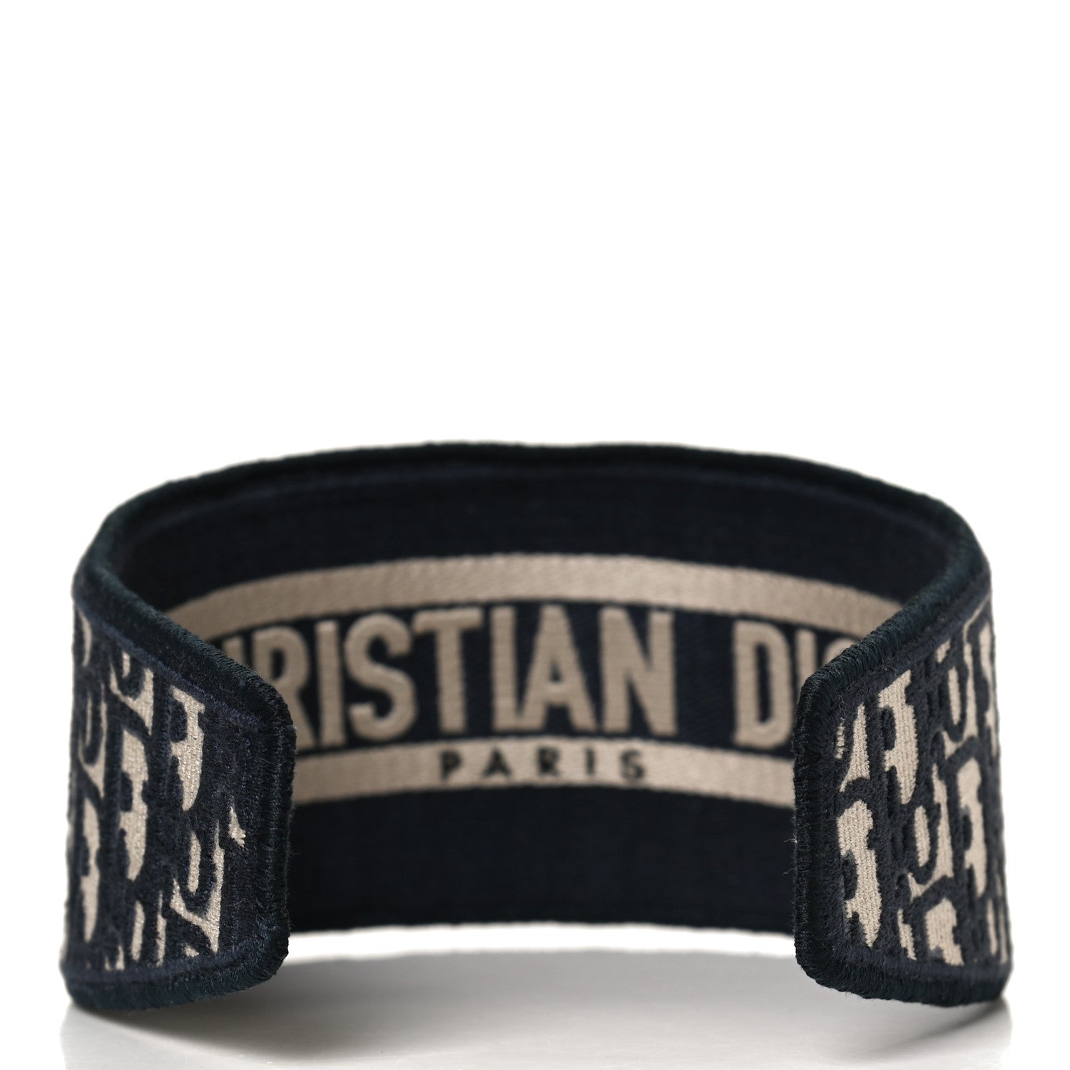 Christian Dior Oblique Headband Blue 4 of 7