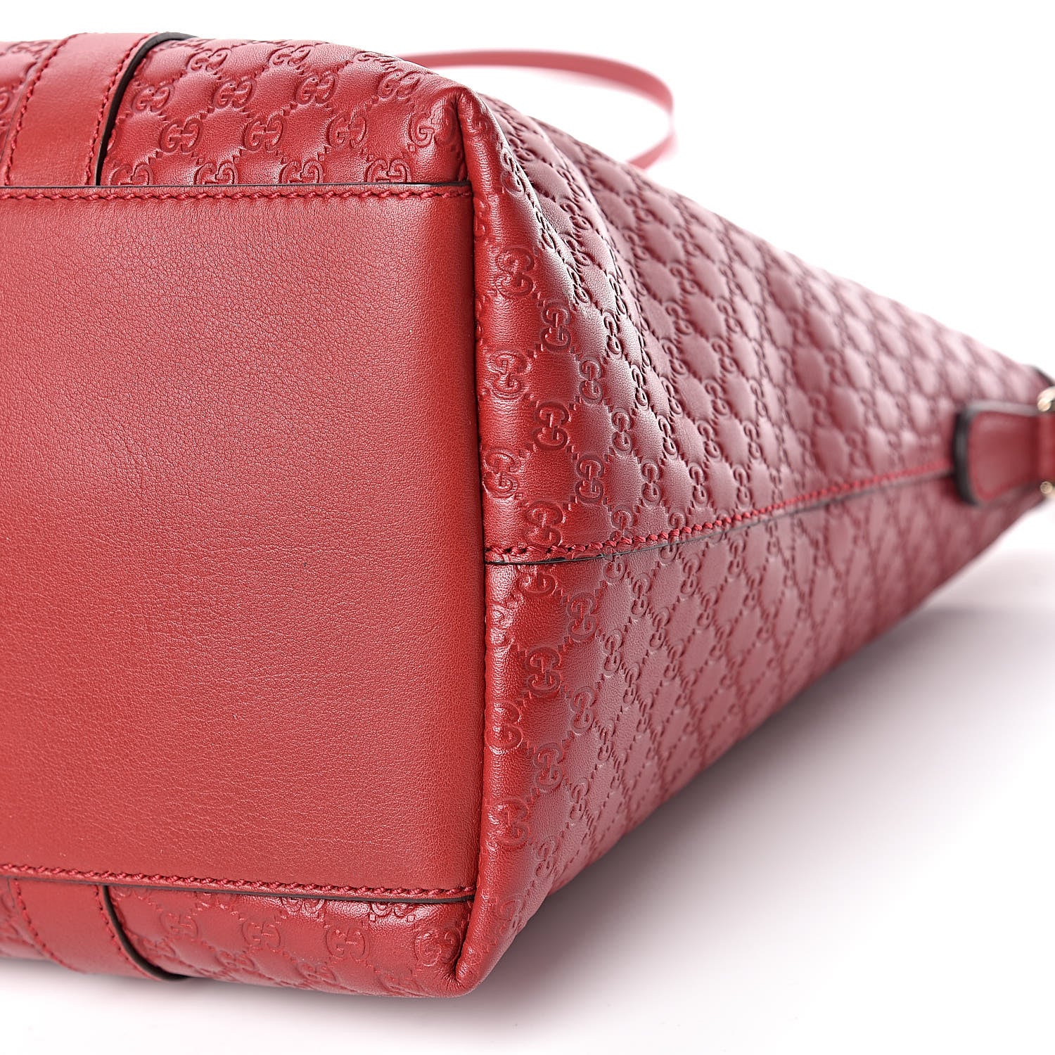 Gucci Soft Microguccissima Medium Zippered Satchel Rosso 6 of 10