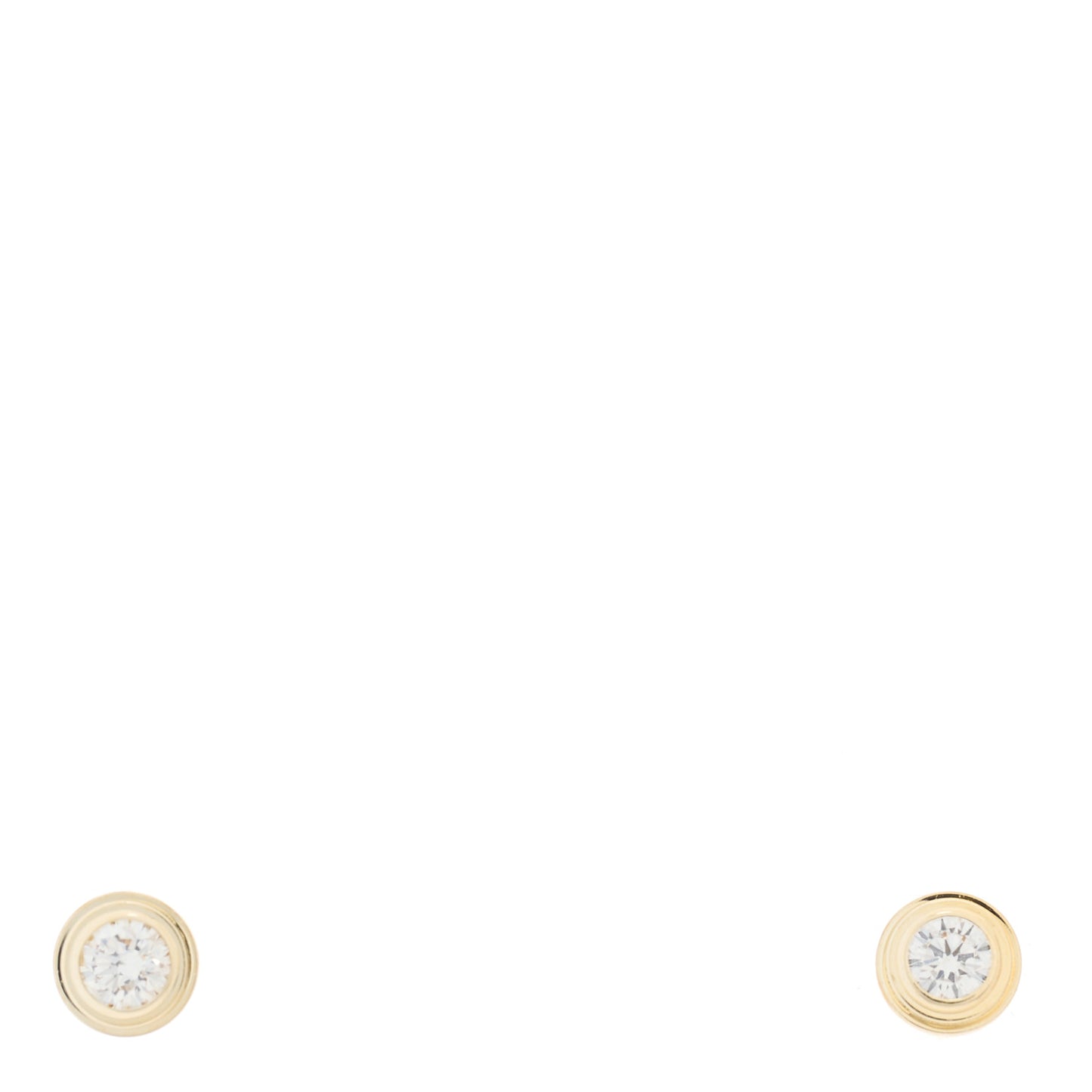 18K Yellow Gold Diamond XS D'Amour Earrings