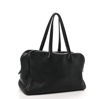 Hermes Taurillon Clemence Victoria II 35 Black 3 of 13