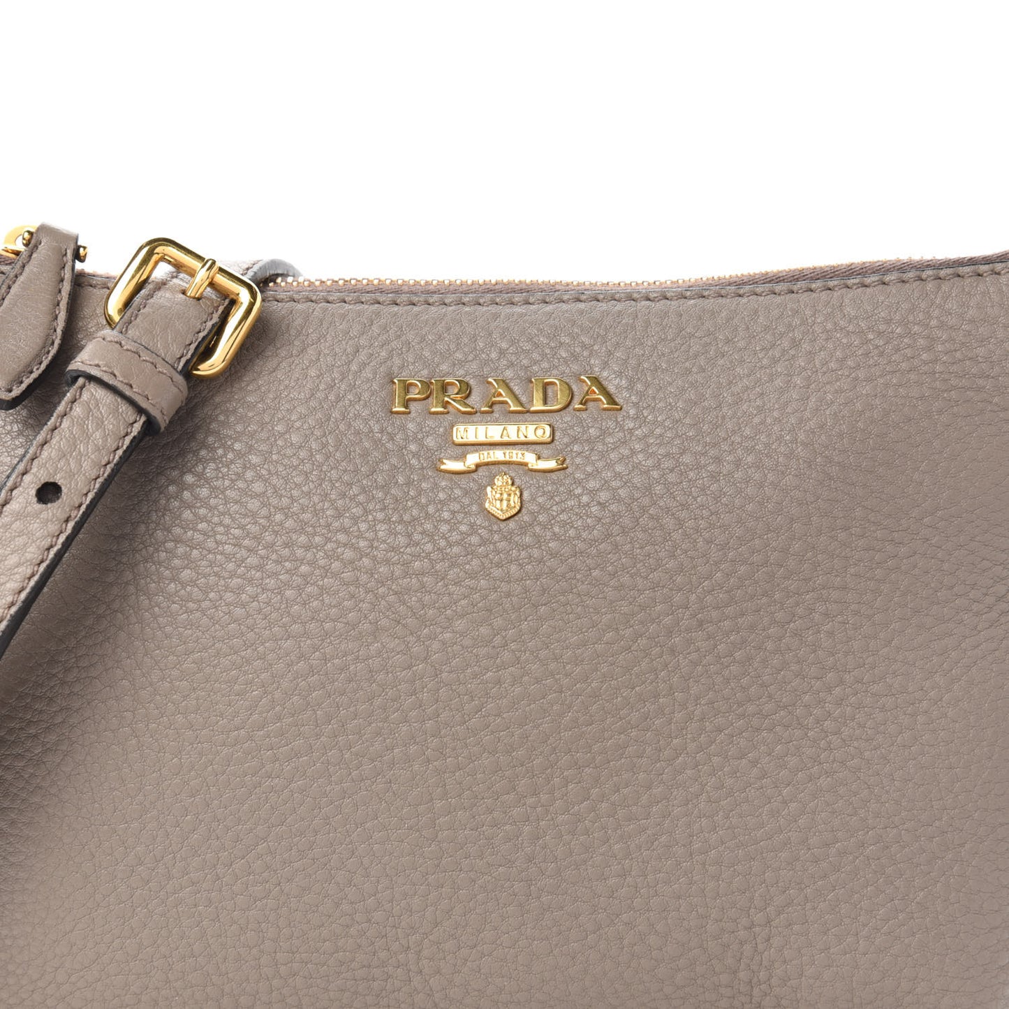 Vitello Daino Crossbody Bag Argilla
