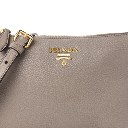 Prada Vitello Daino Crossbody Bag Argilla 9 of 9