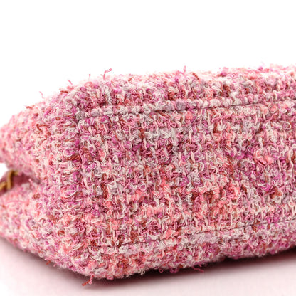 Chanel Tweed Quilted Nano Kelly Shopper Pink 9 of 13
