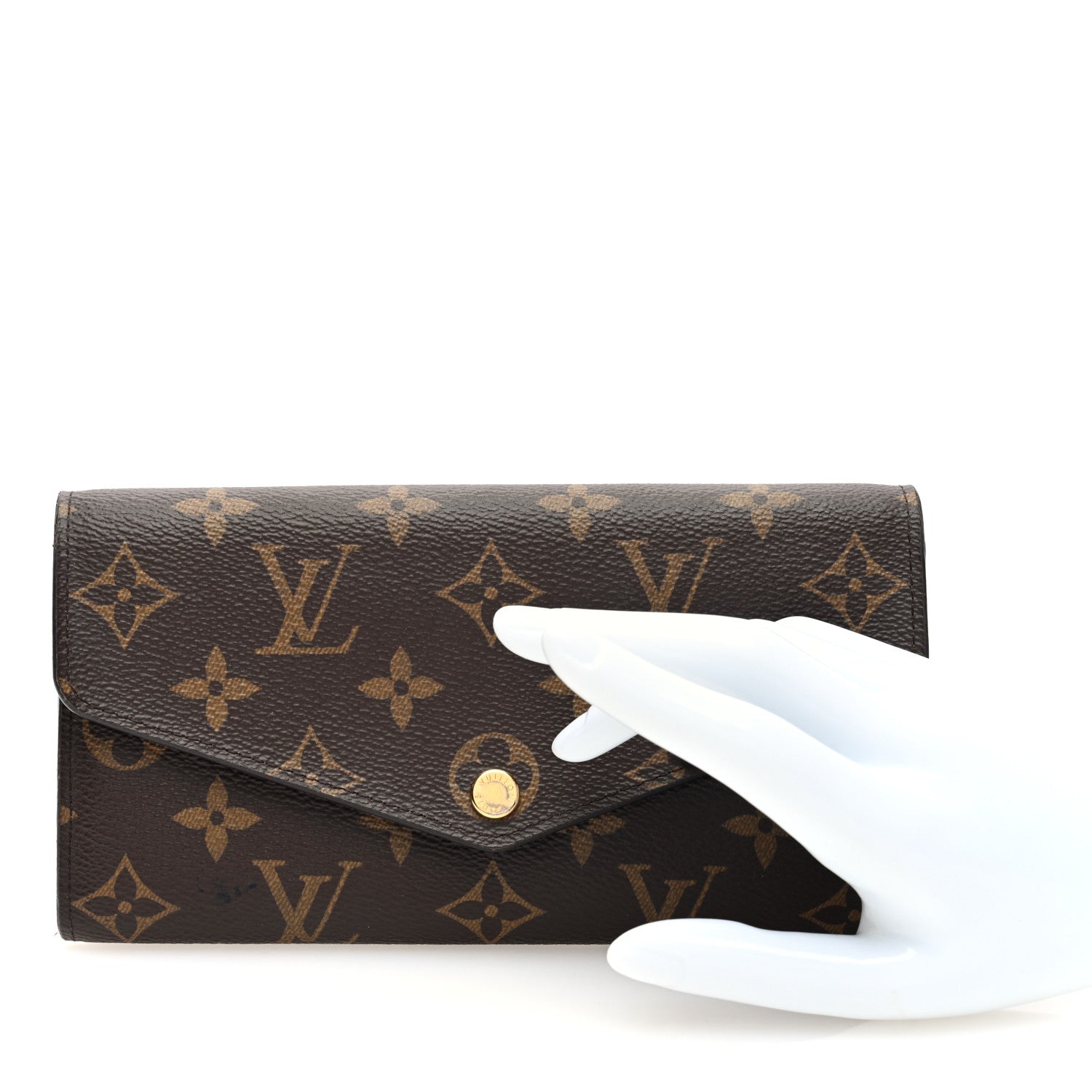 Louis Vuitton Monogram Sarah Wallet NM Rose Ballerine 2 of 6