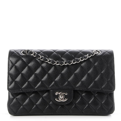 Chanel Caviar Quilted Medium Double Flap Black 1 of 9