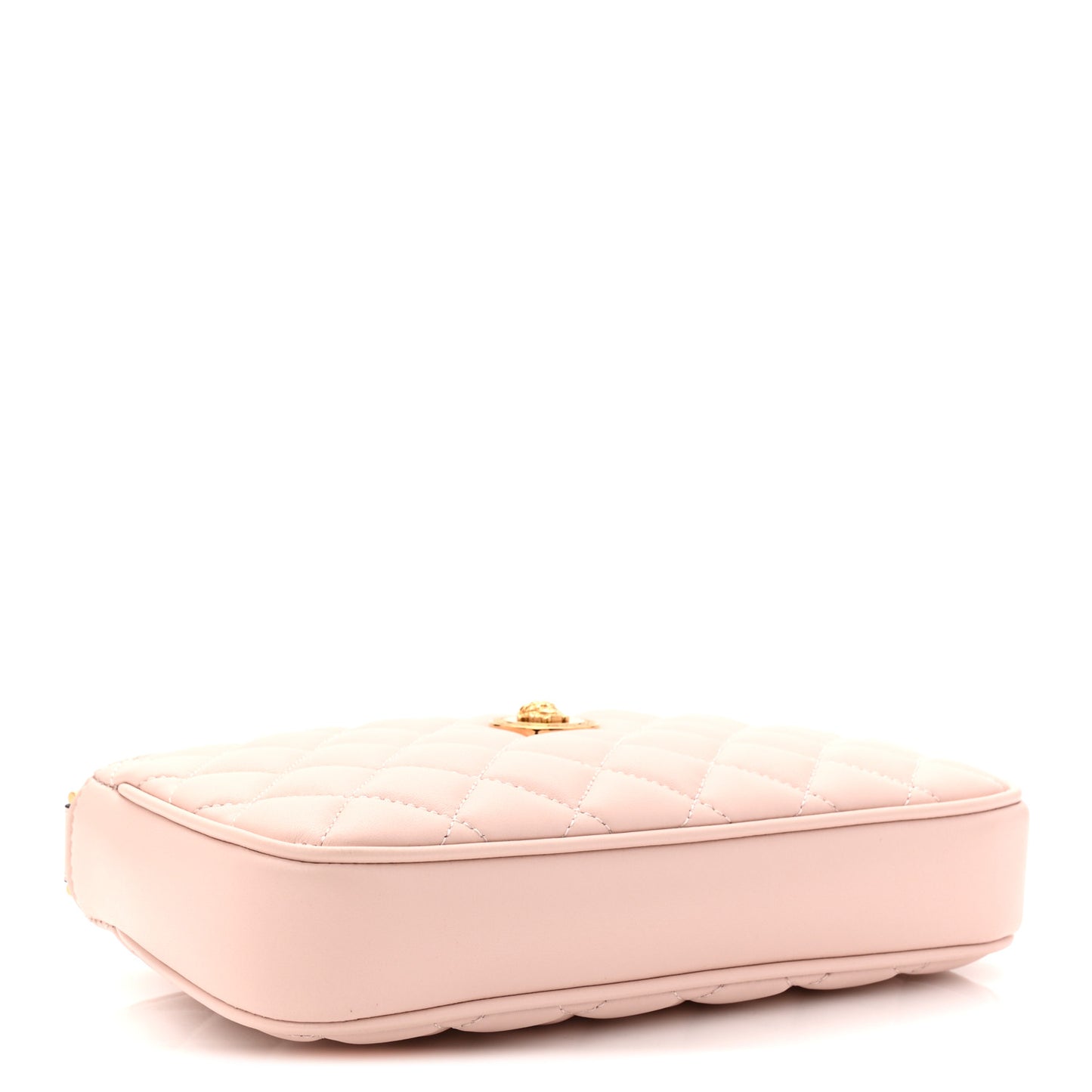 Nappa Quilted La Medusa Crossbody Light Pink