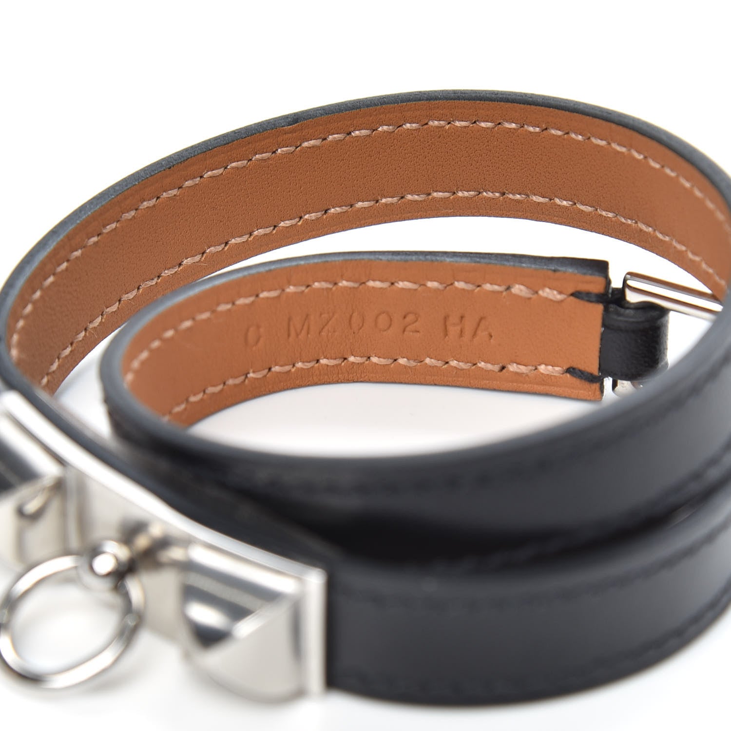 Hermes Box Rivale Double Tour Bracelet S Black 4 of 6